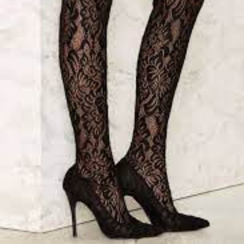 🚫 Sold 🚫 9 Nast Gal Delicate Danger Lace Stiletto Boot N I B